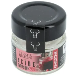 Additifs Alimentaires*PATISDECOR Acide Tartrique E334 20g