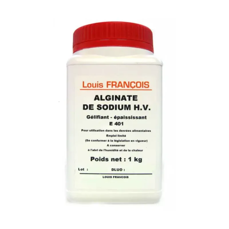 Additifs Alimentaires*LOUIS FRANCOIS Alginate de Sodium H.V. 1 kg Louis François