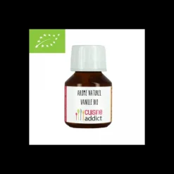 Produits Bio|Arômes Alimentaires*CUISINEADDICT Arôme Alimentaire Bio Vanille 58 ml