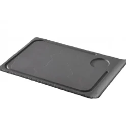 Vaisselle*REVOL Assiette à Steak Ardoise 33 x 22 cm Basalt