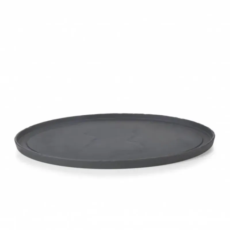 Vaisselle*REVOL Assiette Ovale Ardoise 35 cm Basalt
