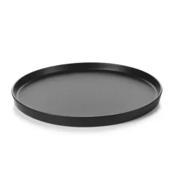Vaisselle*REVOL Assiette Plate Porcelaine Noire 22 cm Adélie