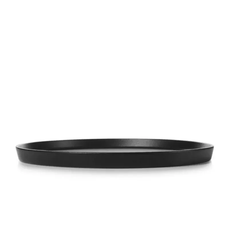 Vaisselle*REVOL Assiette Plate Porcelaine Noire 24 cm Adélie