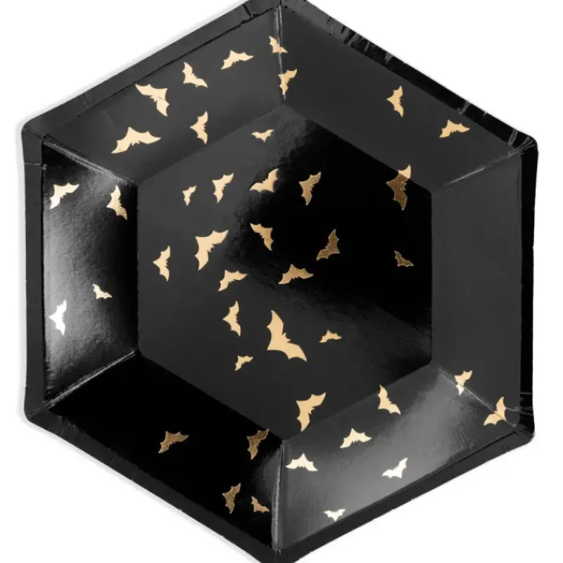 Vaisselle*FUNCAKES Assiettes en Carton Trick Or Treat Halloween PartyDeco (x6)