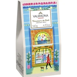 Chocolats À Offrir|Confiserie*VALRHONA Assortiment Chocolat Douceurs de Noël 140 g