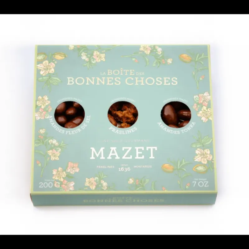 Chocolats À Offrir|Confiserie*MAZET Assortiment Friandises Boîte Bonnes Choses Verte 200 g