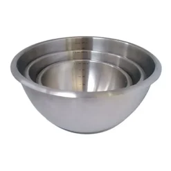 Culs De Poule*DE BUYER Bassine Demi-Sphérique Inox et Fond Silicone Ø 20 cm