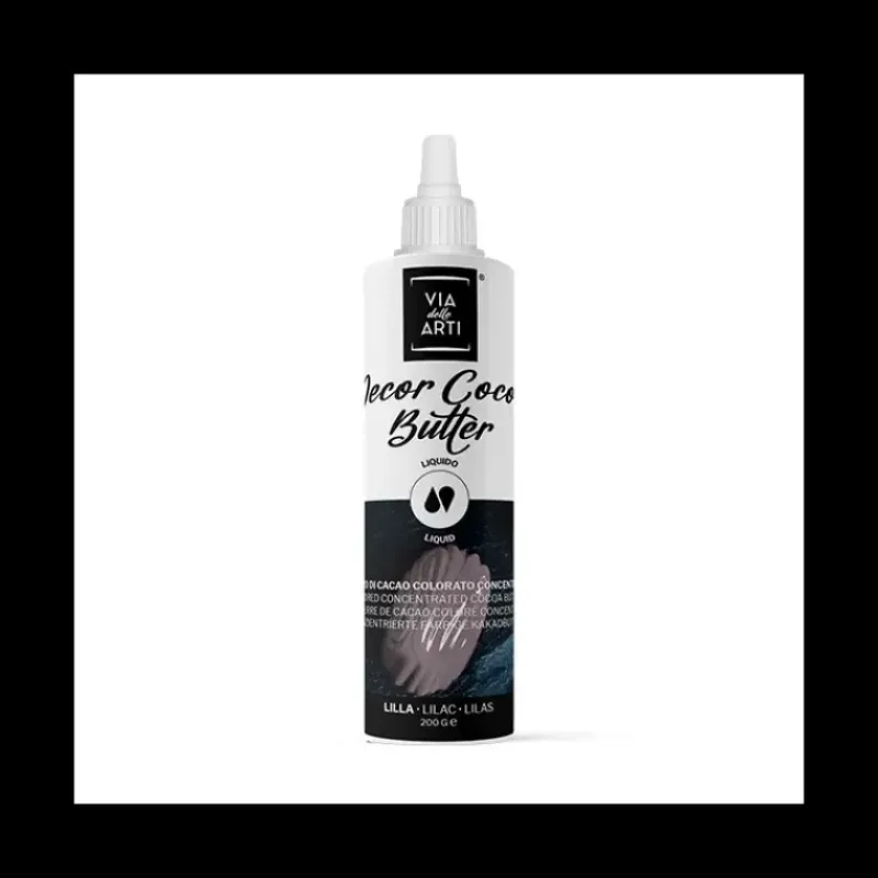 Colorants Alimentaires*CUISINEADDICT Beurre de Cacao Coloré Lilas 200 g Via delle Arti