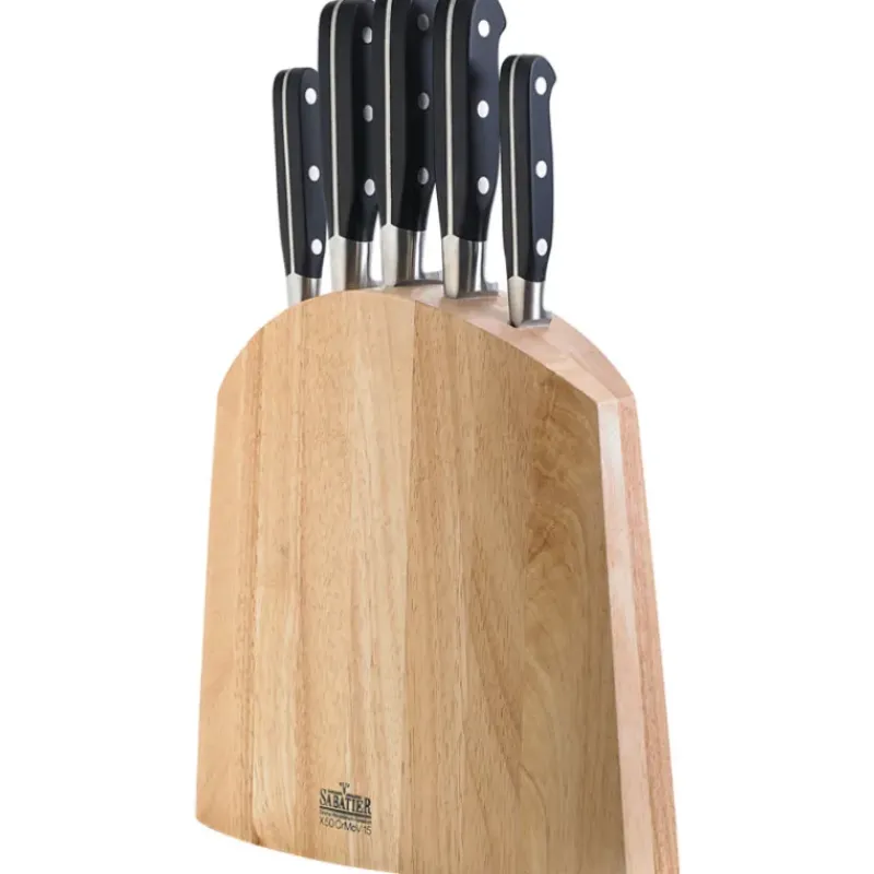 Rangement Couteaux|Couteau À Pain*RICHARDSON Bloc à Couteaux + 5 Couteaux V Sabatier