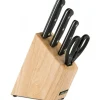 Rangement Couteaux|Couteau De Chef*ARCOS Bloc à Couteaux 4 pièces (3 Couteaux + Ciseaux) UNIVERSAL Noir