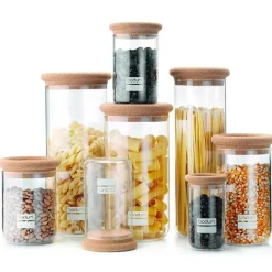 Conservation*BODUM Bocal en Verre 2,0 L Bouchon en liège Yohki