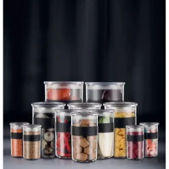 Conservation*BODUM Bocal Plastique 600 ml avec Couvercle (x2) PRESSO