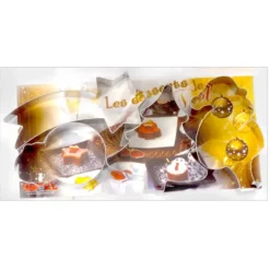 Emporte Pièce - Découpoir Pâtisserie*GOBEL Boite de 4 nonnettes de Noël