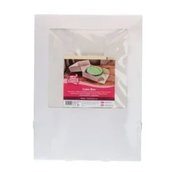 Emballage Alimentaire*FUNCAKES Boîte à Gâteau 32x32x11.5 cm (x2)