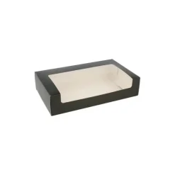 Emballage Alimentaire*CUISINEADDICT Boîte 16 Macarons avec Fenêtre 17,5 cm