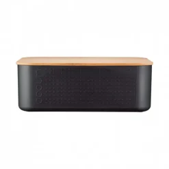 Conservation*BODUM Boîte à Pain 29 x 19 cm x H 11 cm Noir BISTRO