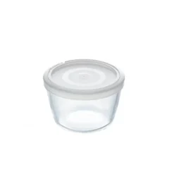 Conservation*PYREX Boîte de Conservation en Verre Ronde 15 cm 1,1 L Cook & Store