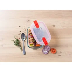 Conservation*PYREX Boîte de Conservation en Verre Rectangulaire 23 x 15 cm 1,1 L Cook & Heat