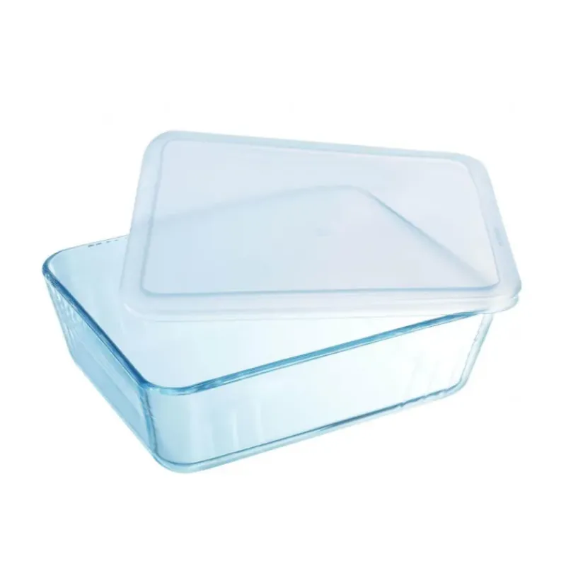 Conservation*PYREX Boîte de Conservation en Verre Rectangulaire 25 x 20 cm 2,6 L Cook & Store