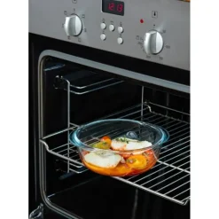 Conservation*PYREX Boîte de Conservation en Verre Ronde 20 cm 1,1 L Cook & Heat