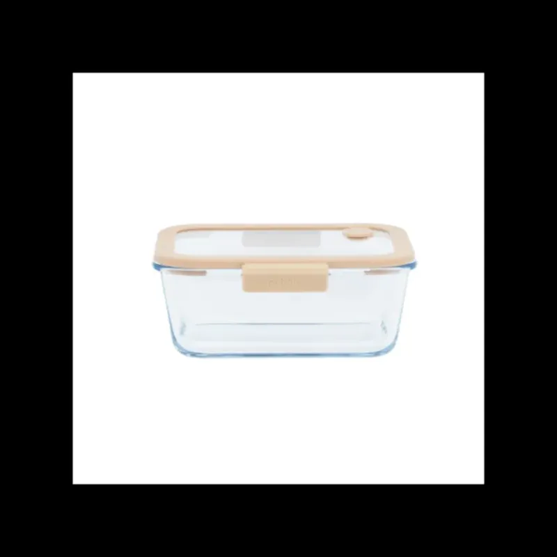 Conservation*PEBBLY Boîte de Conservation en Verre Sous-Vide 1200 ml