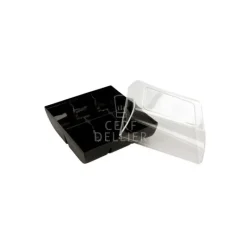 Emballage Alimentaire*GATODECO Boîte Noire pour 6 Macarons Gatodéco