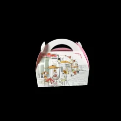 Emballage Alimentaire*CUISINEADDICT Boîte pâtissière avec poignées Balade Gourmande 17 x 10 cm x H 6 cm (x50)