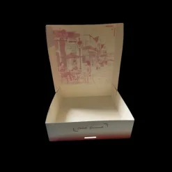 Emballage Alimentaire*CUISINEADDICT Boîte pâtissière Balade Gourmande - 28 x H 8 cm - (x50)