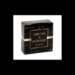 Emballage Alimentaire*CUISINEADDICT Boîte pâtissière Inspirations et Gourmandises - 20 x H 5 cm - (x50)