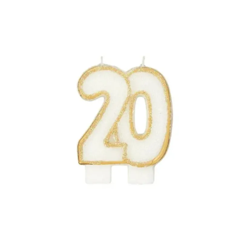 Décoration Gâteau*GATODECO Bougie Anniversaire 20 ans Gatodéco