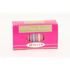 Décoration Gâteau*CUISINEADDICT Bougie anniversaire torsadées Assorties (x100)