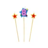 Décoration Gâteau*GATODECO Bougie Chiffre 8 avec 2 bougies étoiles Gatodéco