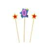 Décoration Gâteau*GATODECO Bougie Chiffre 0 avec 2 bougies étoiles Gatodéco