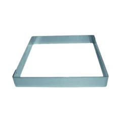 Cercle À Patisserie*MALLARD FERRIERE Cadre à Entremets Inox 20 x 20 cm x H 3,5 cm Mallard