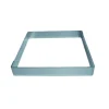 Cercle À Patisserie*MALLARD FERRIERE Cadre à Entremets Inox 24 x 24 cm x H 3,5 cm Mallard