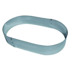 Cercle À Patisserie*MALLARD FERRIERE Cadre à Mousse Oblong Inox 28 cm x H 4,5 cm Mallard