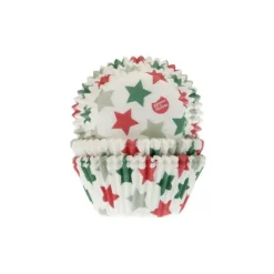Moules En Papier*HOUSE OF MARIE Caissette à Cupcake Étoiles Ø 5 cm (x50)