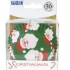 Moules En Papier*PME Caissette cupcake Père Noël x30