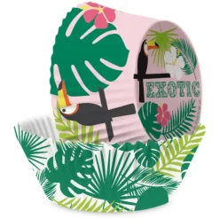 Moules En Papier*SCRAPCOOKING Caissette Cupcake Tropical x36 ⌀ 5 cm