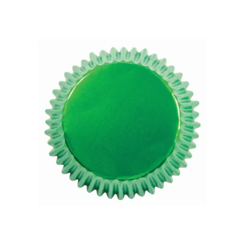 Machine À Pain*HOUSE OF MARIE Caissettes Cupcakes Vert Métallique (x24)