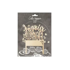 Décoration Gâteau*SCRAPCOOKING Cake Topper Joyeux Noël Led