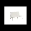 Mobilier Lounge|Salon De Jardin Professionnel*GROSFILLEX Canapé Conversationnel Blanc Glacier Toile Blanche Sunset