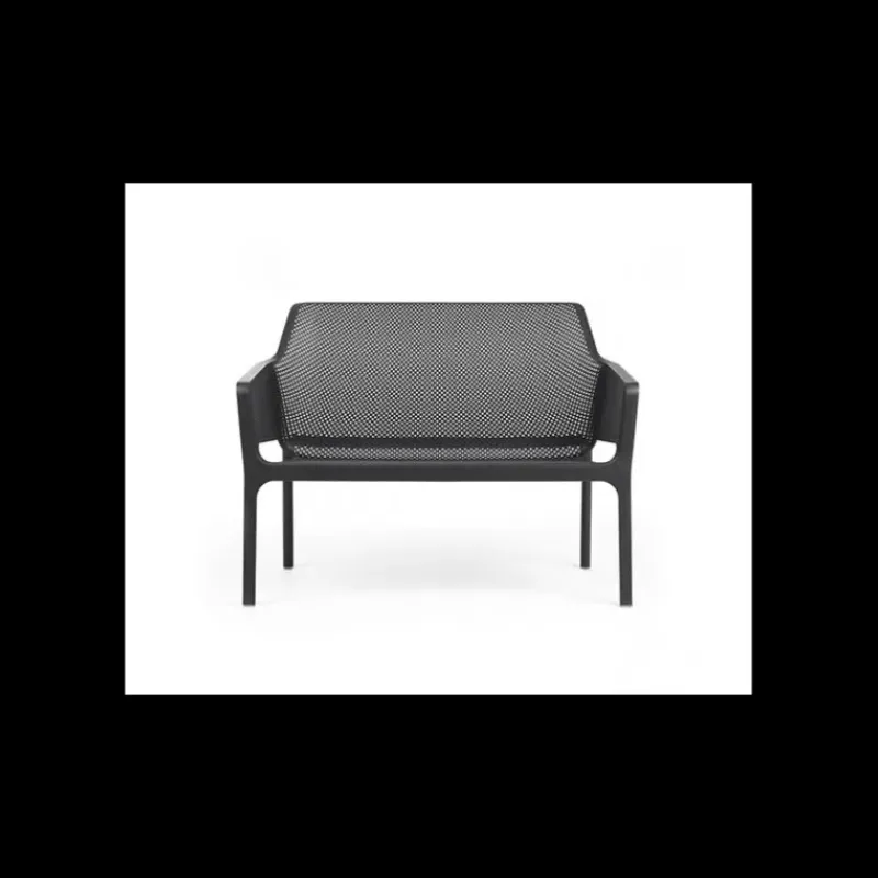 Mobilier Lounge|Salon De Jardin Professionnel*NARDI Canapé en Résine Anthracite Net Bench