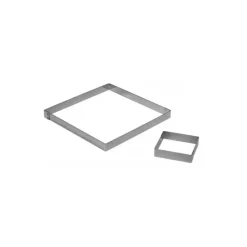 Cercle À Patisserie*MALLARD FERRIERE Carré à tarte Inox 12 x 12 cm Mallard