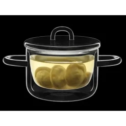 Servir, Présenter*LUIGI BORMIOLI Casserole en Verre Double Paroi 25 cl (x2) THERMIC GLASS