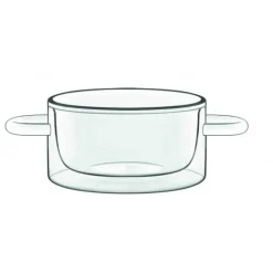 Servir, Présenter*LUIGI BORMIOLI Casserole en Verre Double Paroi 27 cl (x2) THERMIC GLASS