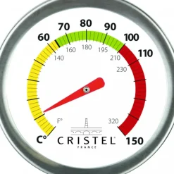 Cuiseur Vapeur|Casseroles*CRISTEL Casserole et Cuit Vapeur Inox Ø 20 cm Anses Mutine Blanc Biome