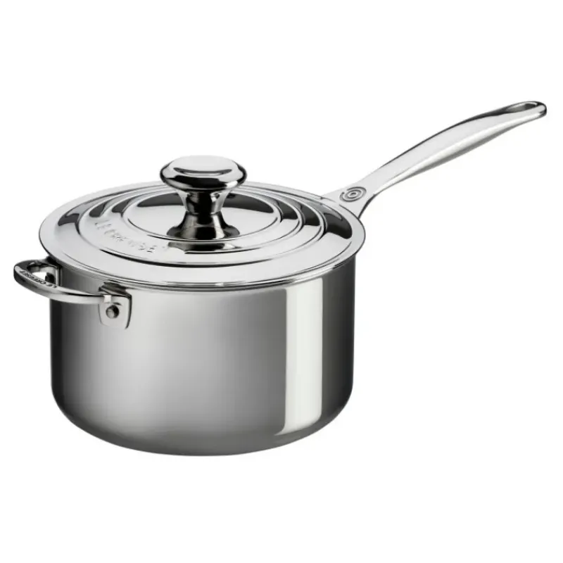 Casseroles*LE CREUSET Casserole inox avec couvercle 16 cm Signature