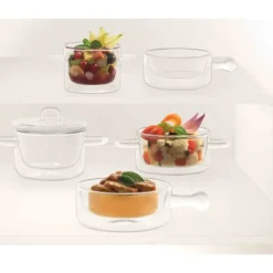 Servir, Présenter*LUIGI BORMIOLI Casserole Verre Double Paroi 16 cl (x2) THERMIC GLASS