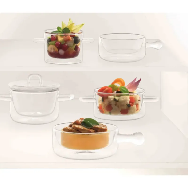 Servir, Présenter*LUIGI BORMIOLI Casserole Verre Double Paroi 16 cl (x2) THERMIC GLASS